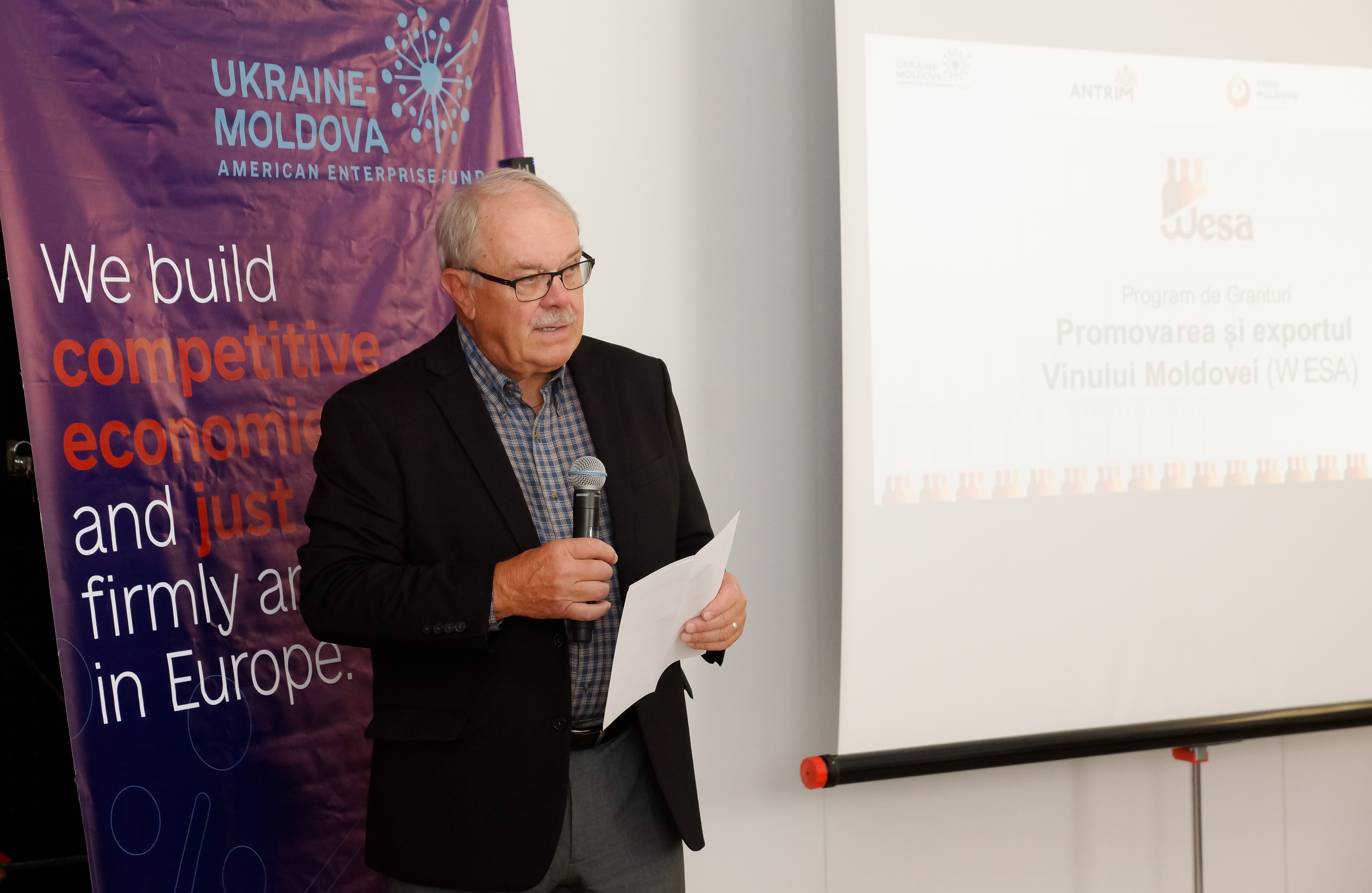 Lansarea programului de granturi WESA cu sprijinul Ukraine-Moldova American Enterprise Fund, pentru exportatorii de vinuri din Moldova