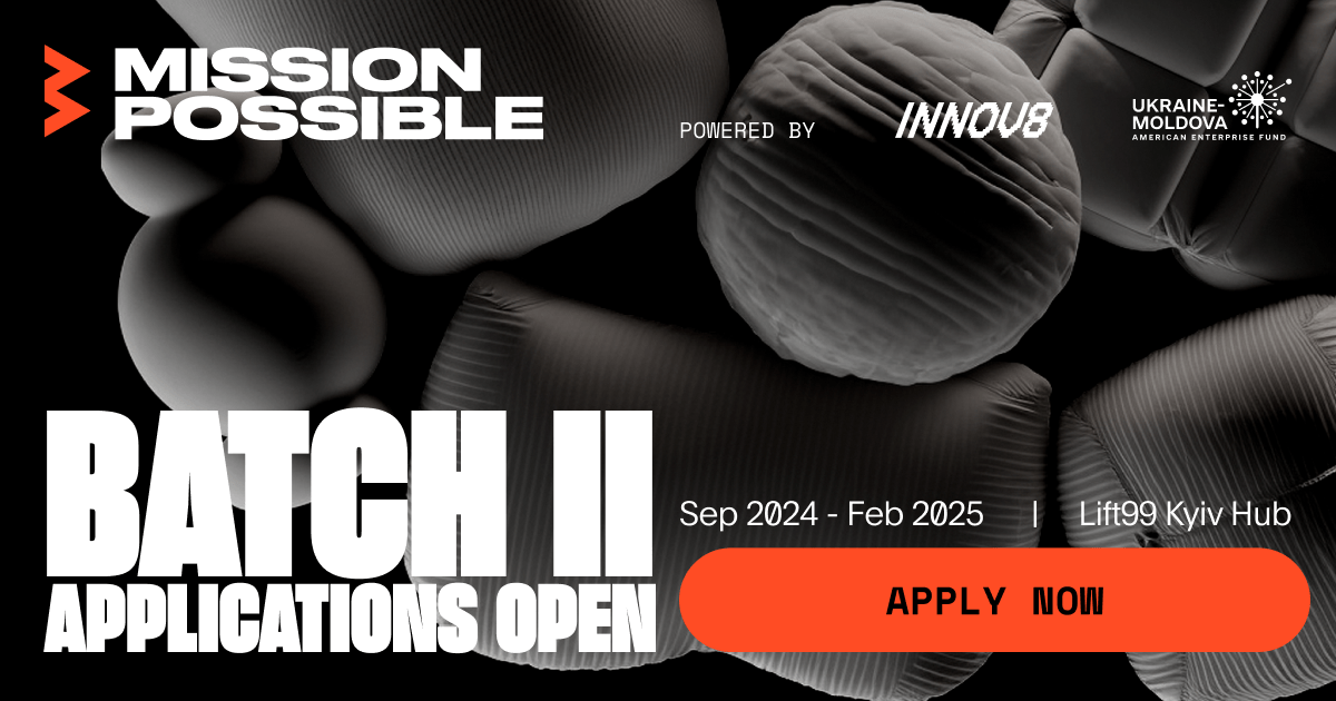 Mission Possible Is Announcing an Open Call for Batch II for Early-Stage Startups picture